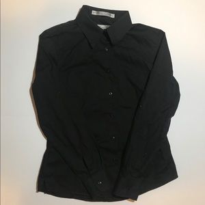 Black Dress Shirt Women’s Button Down